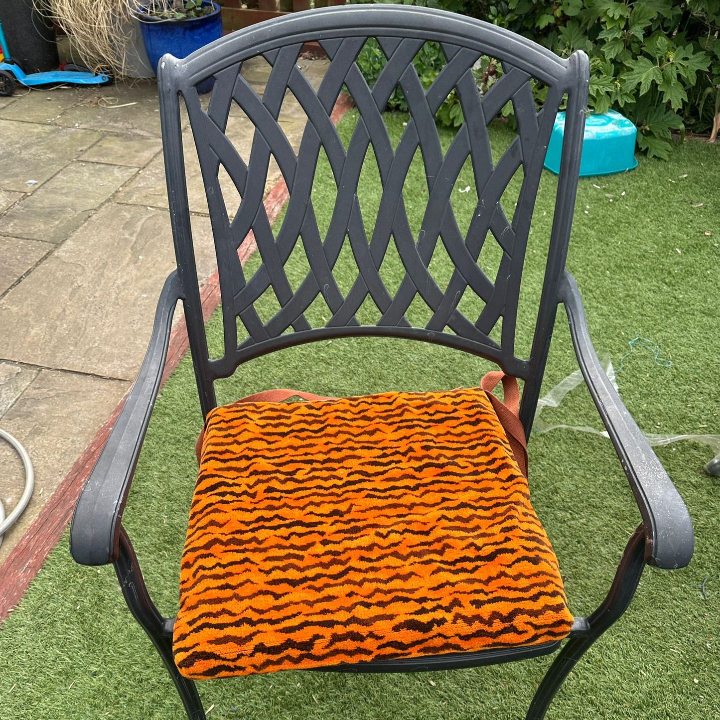 Yorkshire Tiger Bus Moquette Summer Cushion