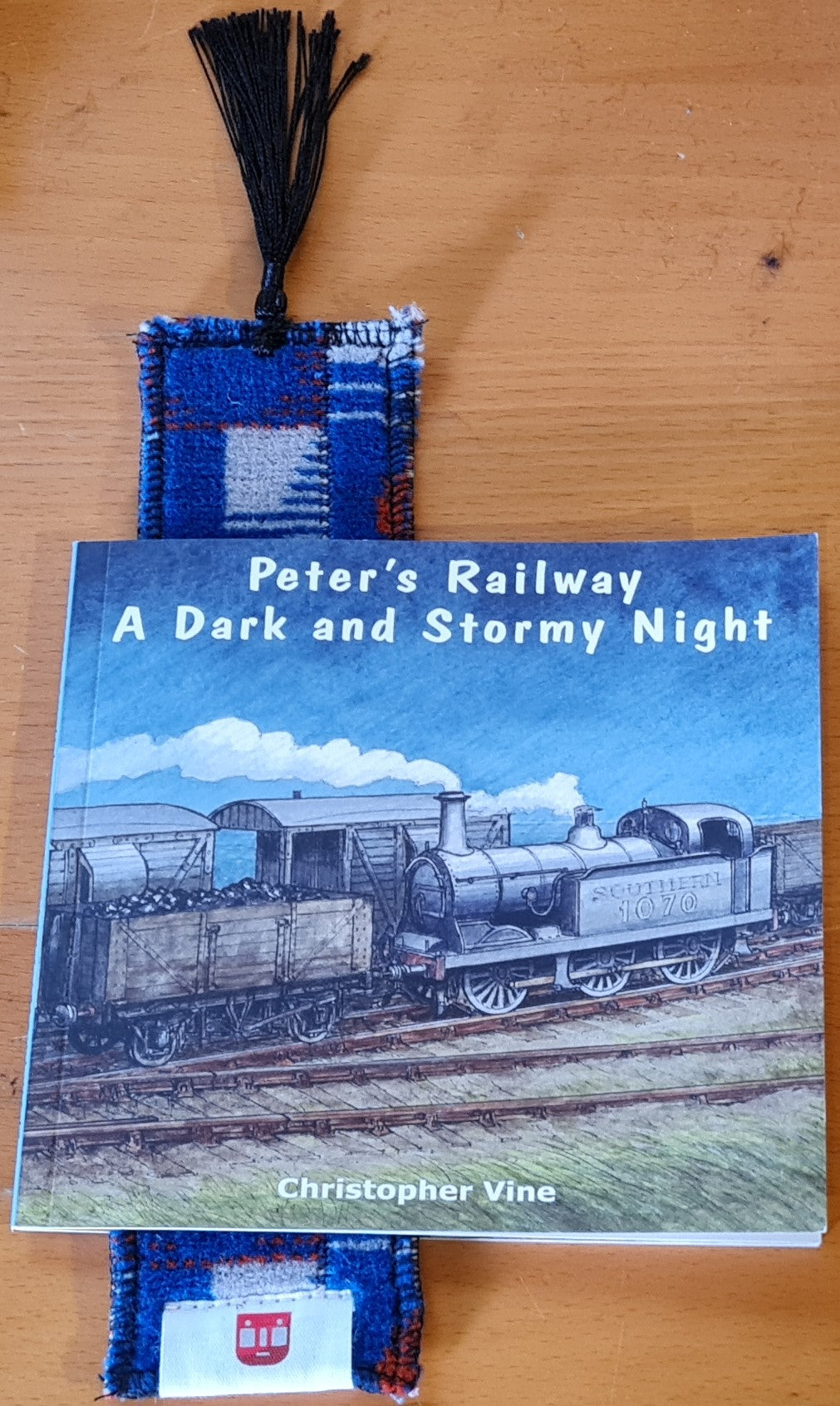 London Underground Central Line 'Barman' Moquette Bookmark