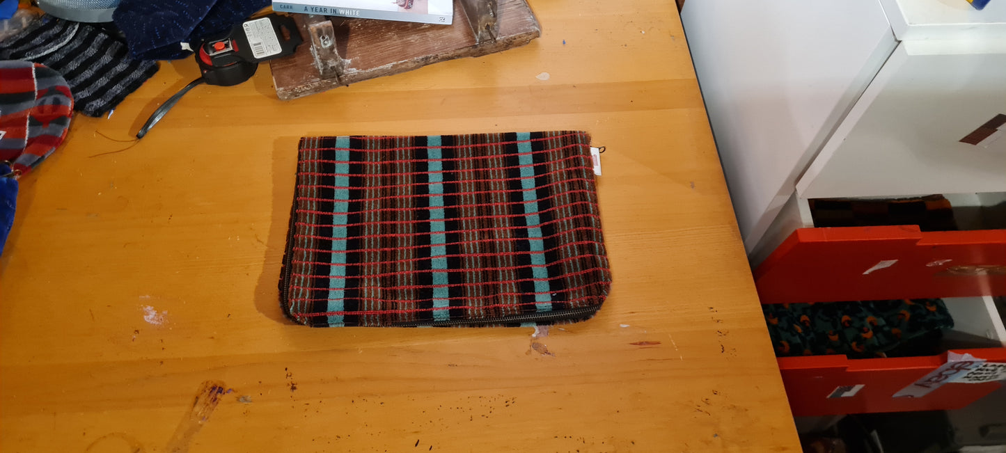 RT London Bus Moquette Laptop Case