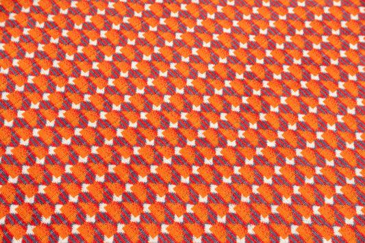 Glasgow Subway (Clockwork Orange) Moquette Fabric Sold by the Metre