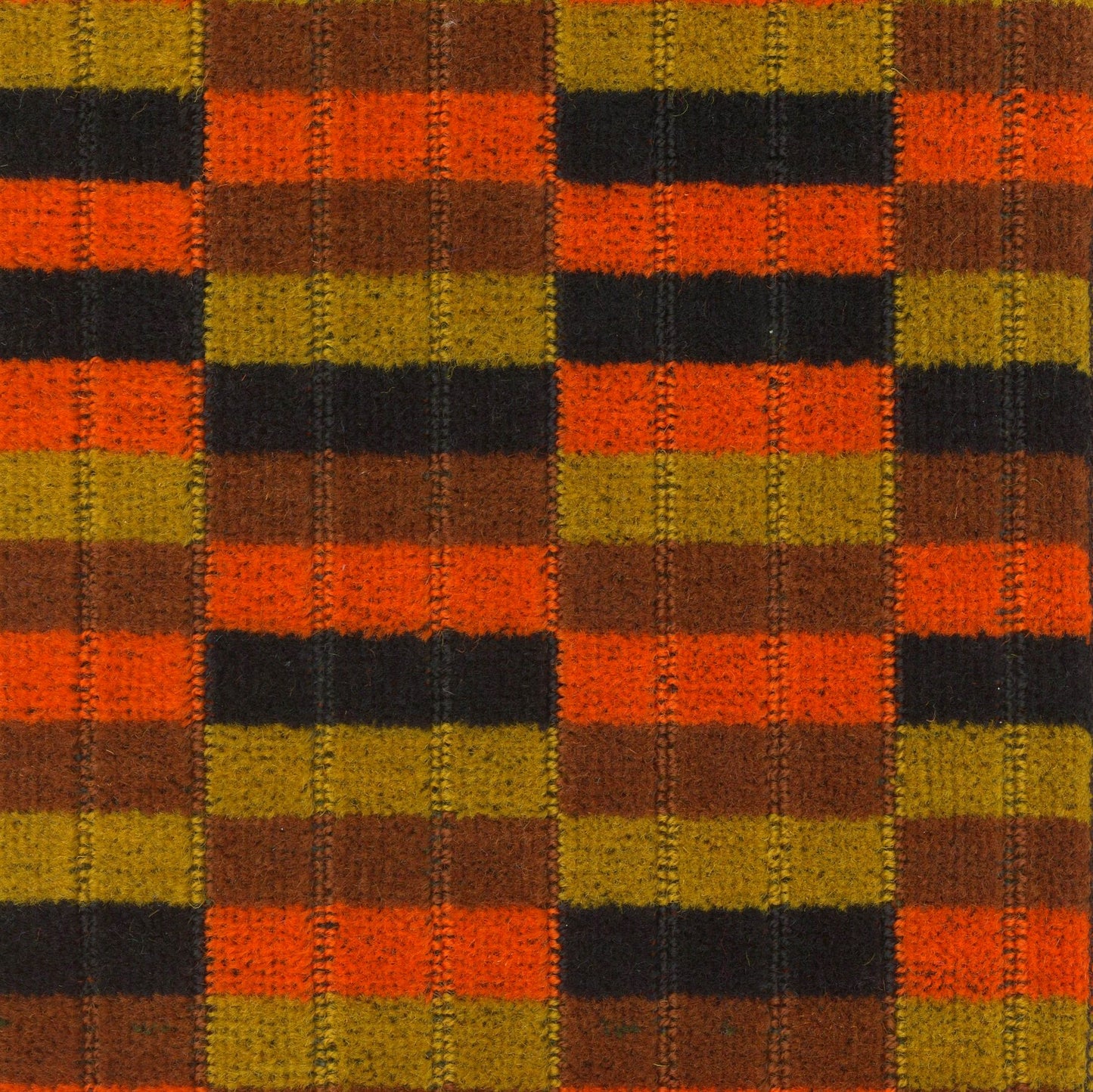 London Transport Bus and Underground (Misha Black) District Line Moquette Fabric sold by the Metre