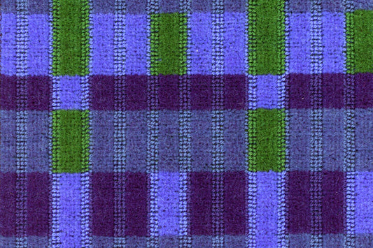 London Underground and London Bus Victoria Line, Blue Straub Moquette Fabric sold by the Metre