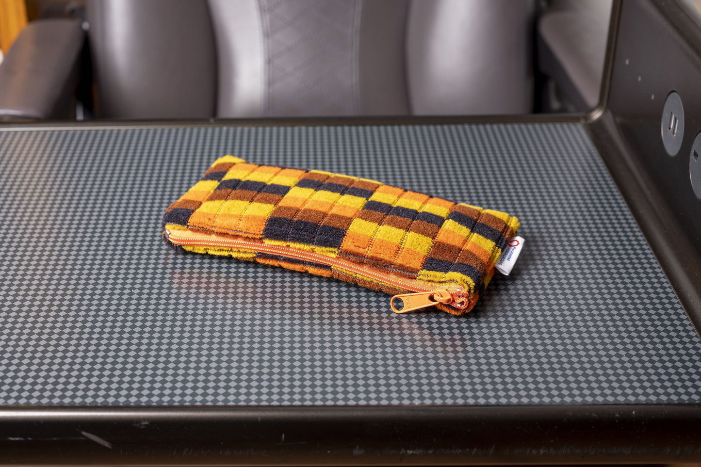 London Underground and London Bus (Misha Black) District Line Moquette Pencil Case