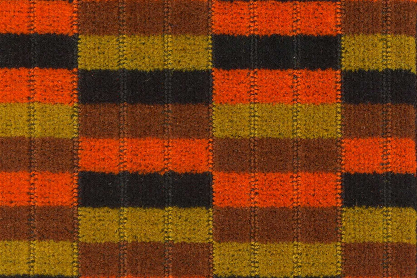 London Underground and London Bus (Misha Black) District Line Moquette Cushion