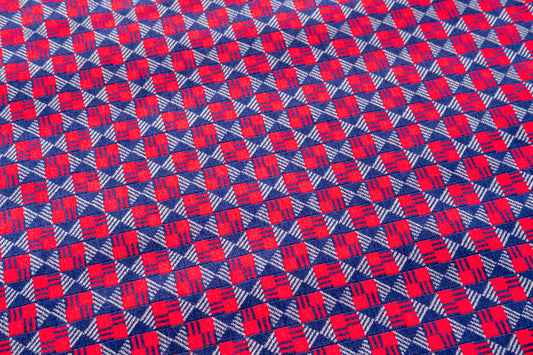 London Underground Central Line 1992 Moquette Fabric sold by the Metre