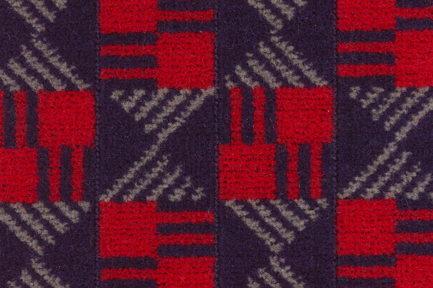 London Underground Central Line 1992 Moquette Fabric sold by the Metre
