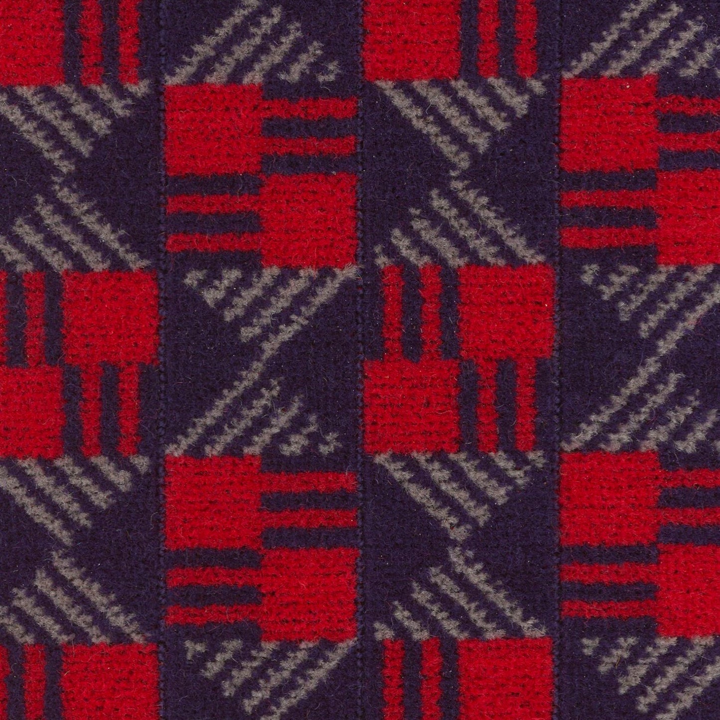 London Underground Central Line 1992 Moquette Fabric sold by the Metre