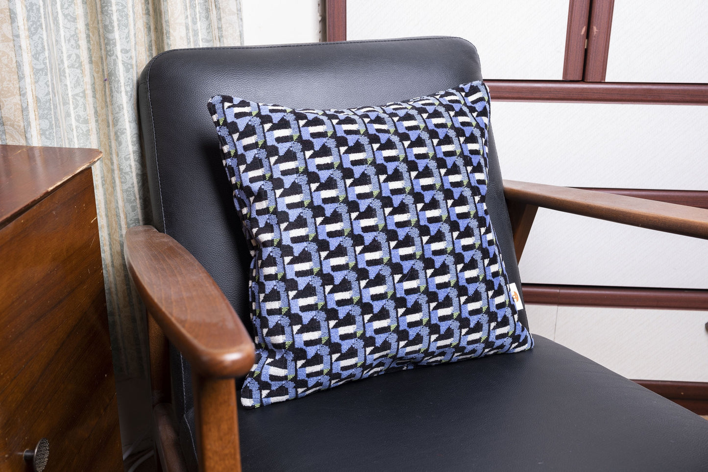 London Underground Northern Line Moquette Cushion
