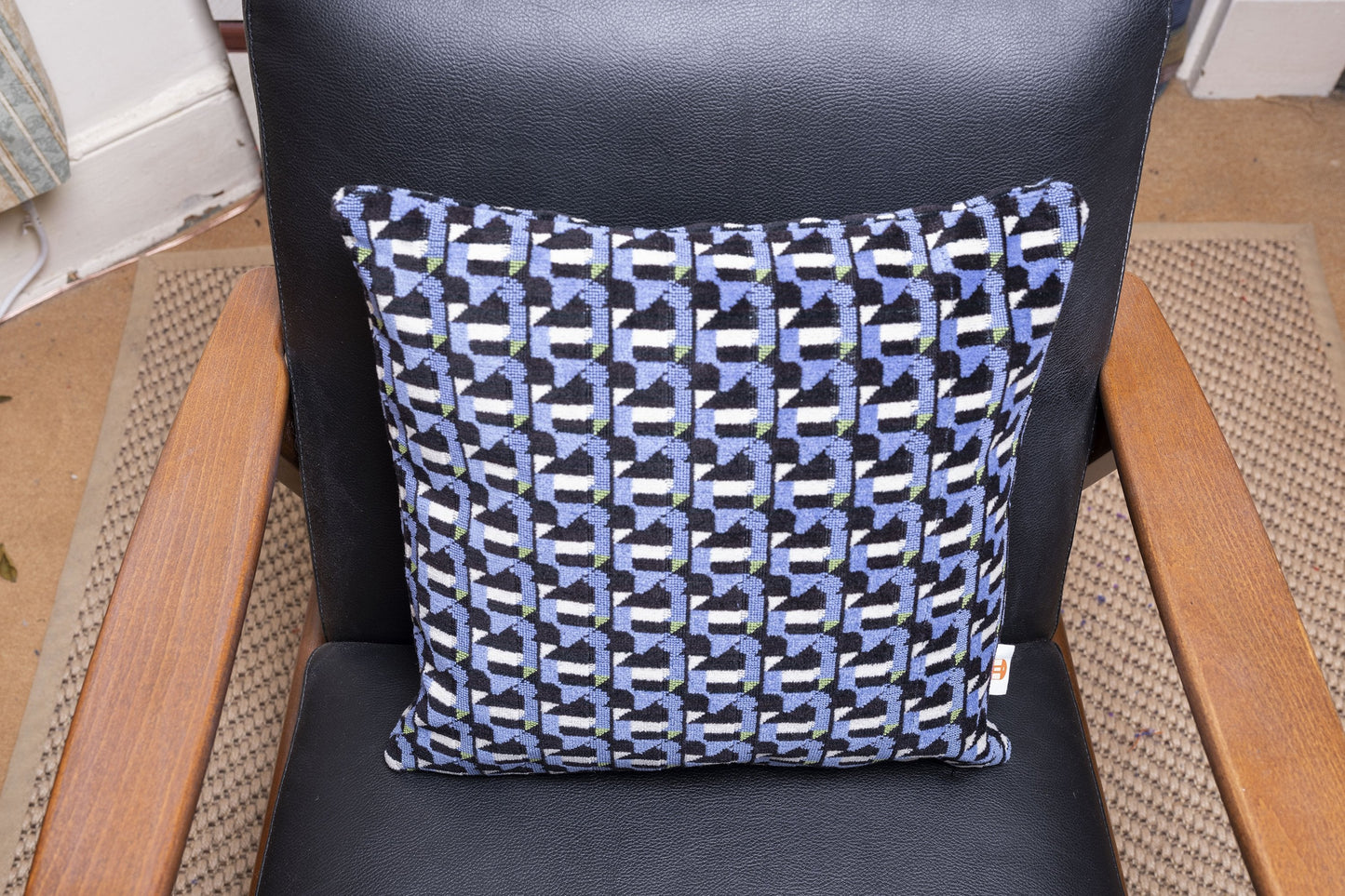 London Underground Northern Line Moquette Cushion
