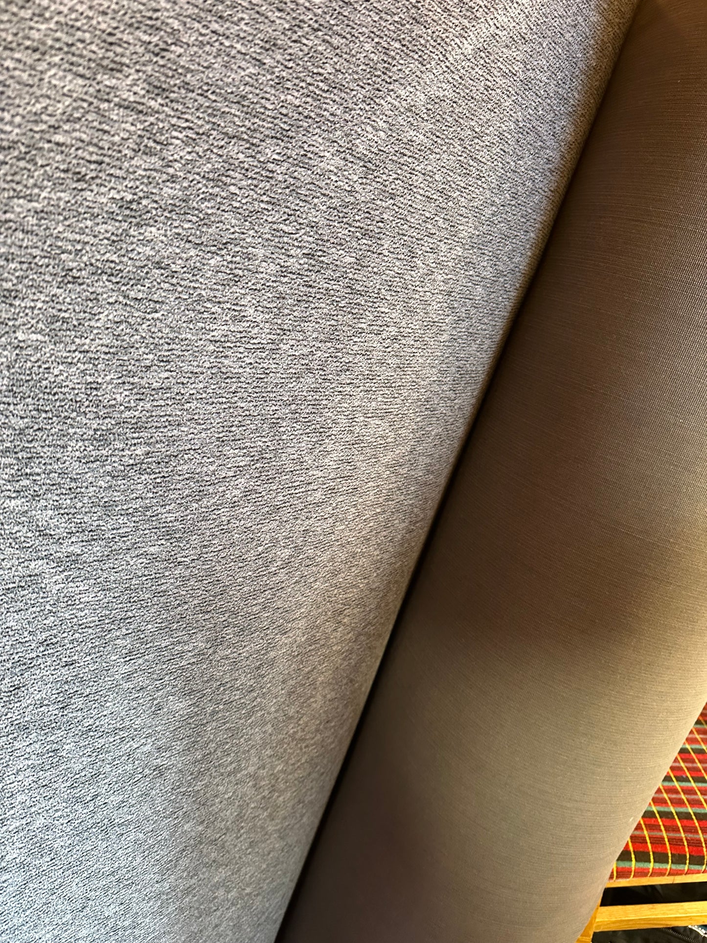 Grey Plain Fabric Sold by the Metre