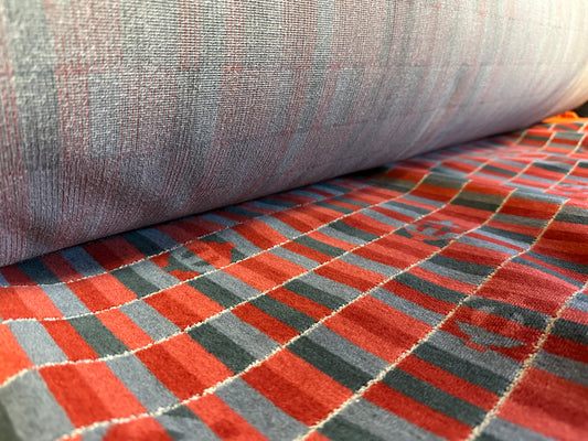 London Transport (TfL) Bus Moquette Fabric – Sold by the Metre