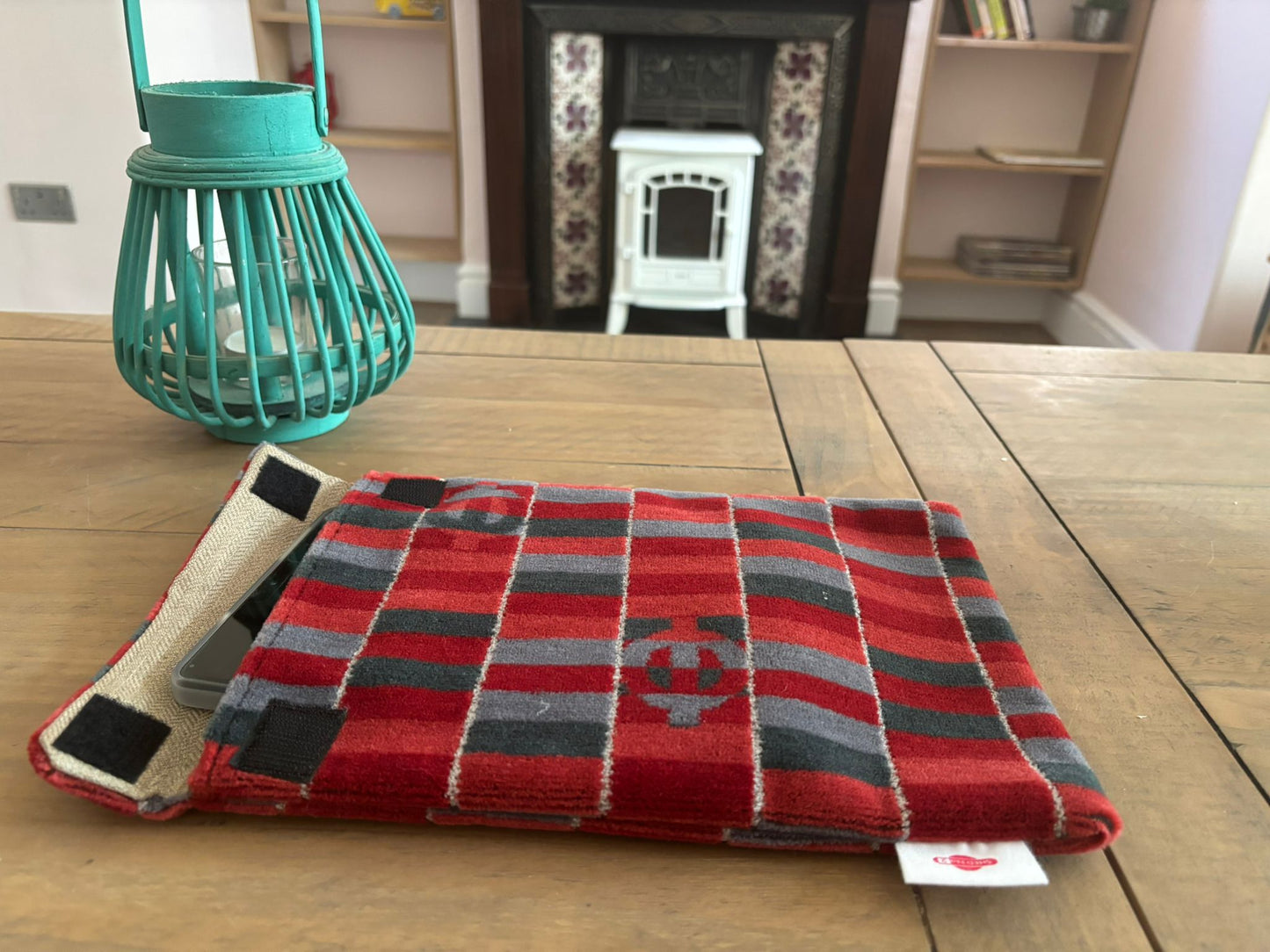 London Bus New Bus for London 'Enviro 400h City' TFL Bus Moquette Tablet/iPad case