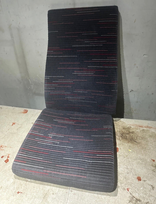 Class 720 Greater Anglia original passenger seat cushion set, front view