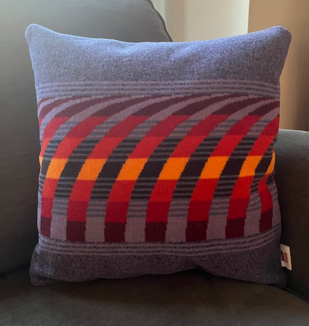 Stagecoach Bus Orginal Chevron Moquette Cushion