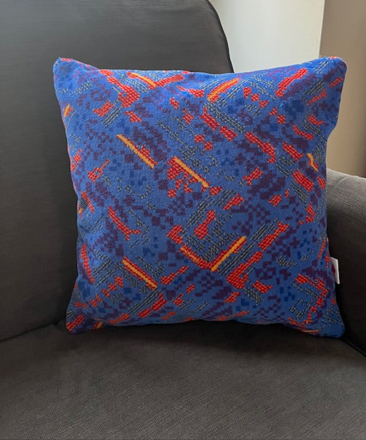 Metroline Bus Moquette Cushion
