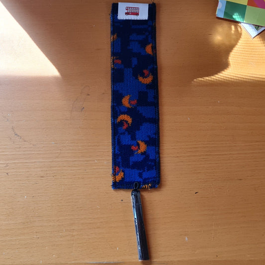 Stagecoach Bus Blue Beachball Moquette Bookmark