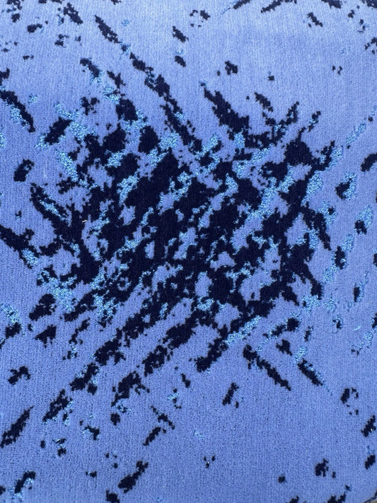 Blue Claw Bus/Coach Moquette Fabric Sold by the Metre