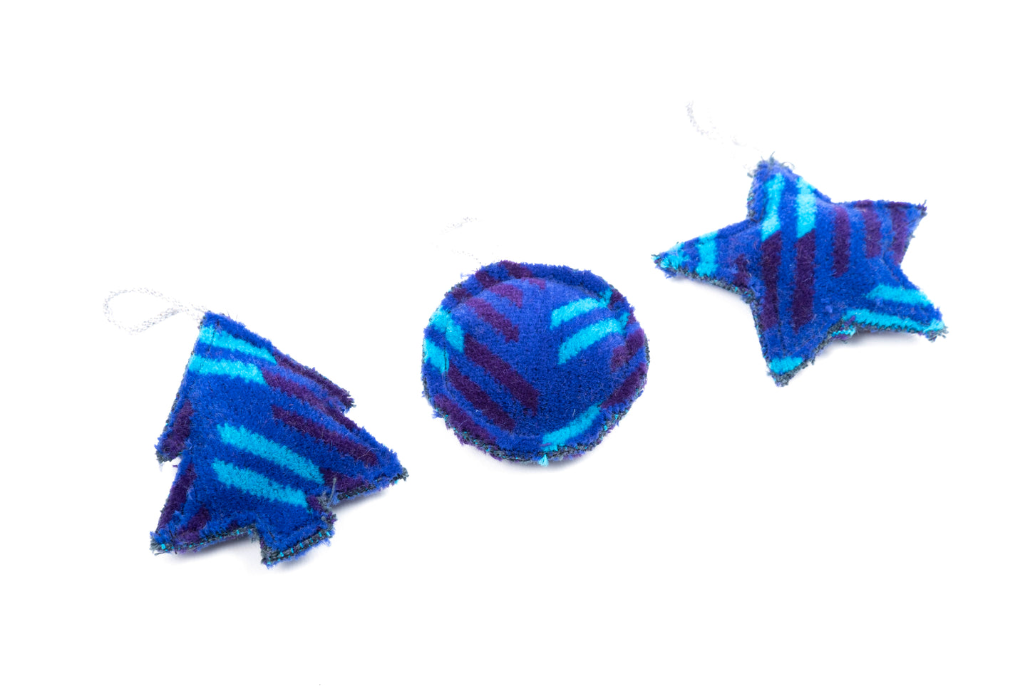 British Rail Blue Blaze Moquette Christmas Decoration Collection
