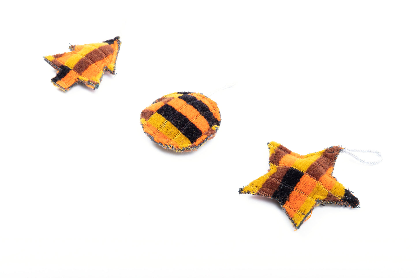 London Underground and Bus District Line Moquette Christmas Decoration Collection