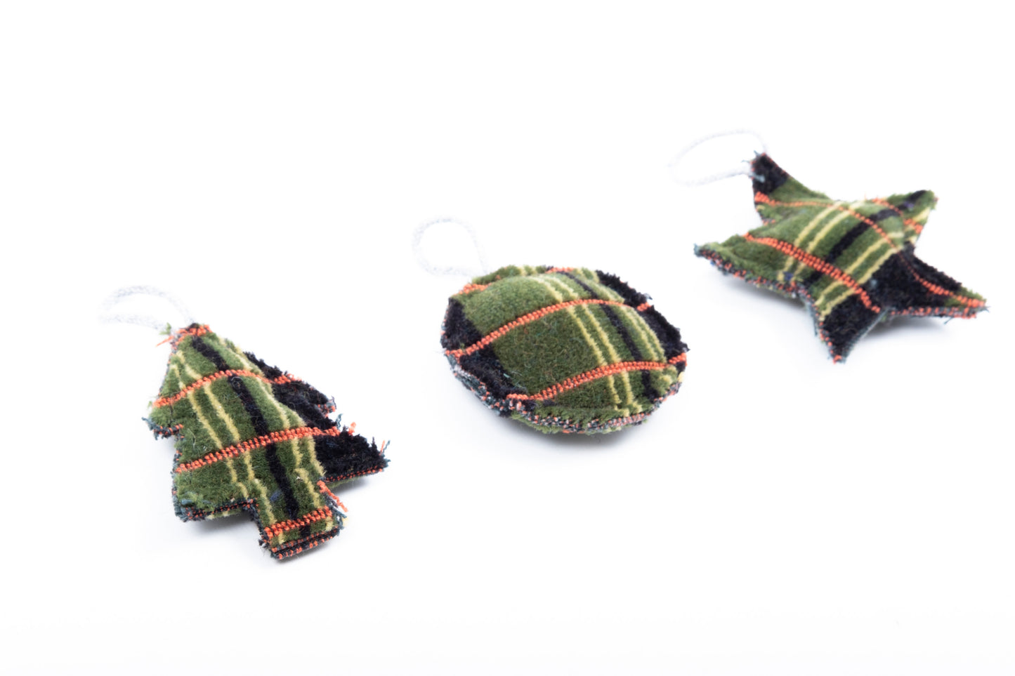 London Bus & County Green Lines Moquette Christmas Decoration Collection