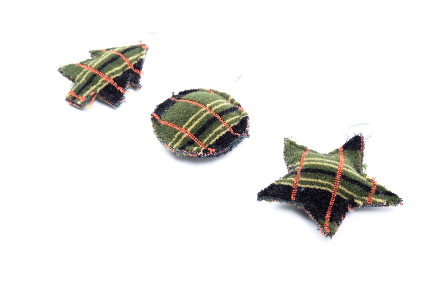 London Bus & County Green Lines Moquette Christmas Decoration Collection