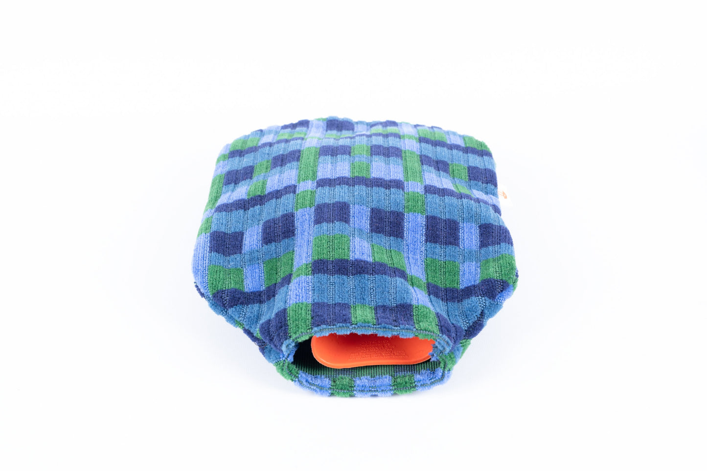London Underground and London Bus Victoria Line, Blue Straub Moquette Hot Water Bottle Cover