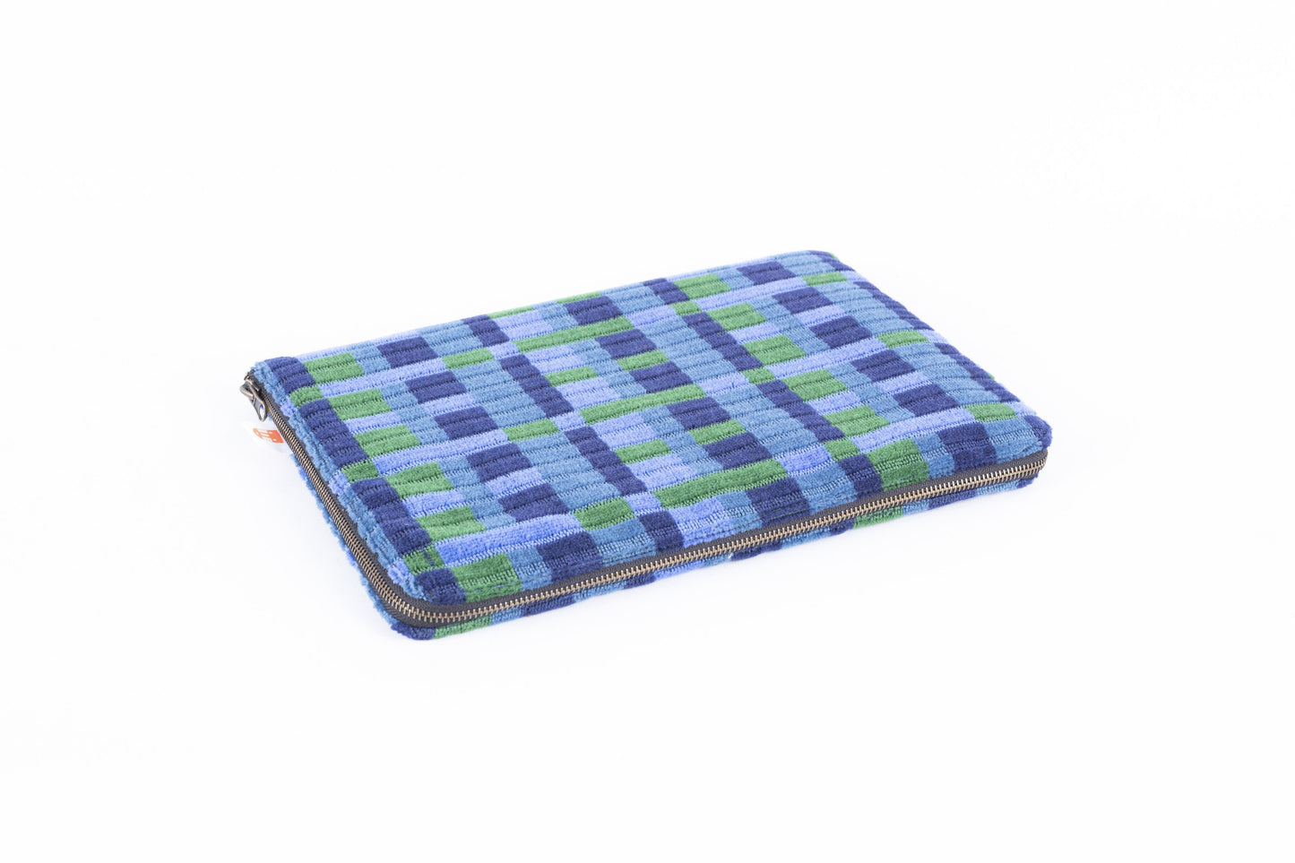 London Underground and London Bus Victoria Line, Blue Straub Moquette Laptop Case