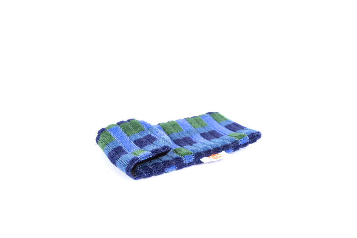 London Underground Victoria, Bakerloo & Northern Lines and London Buses – Blue Straub Moquette Phone & Glasses Case