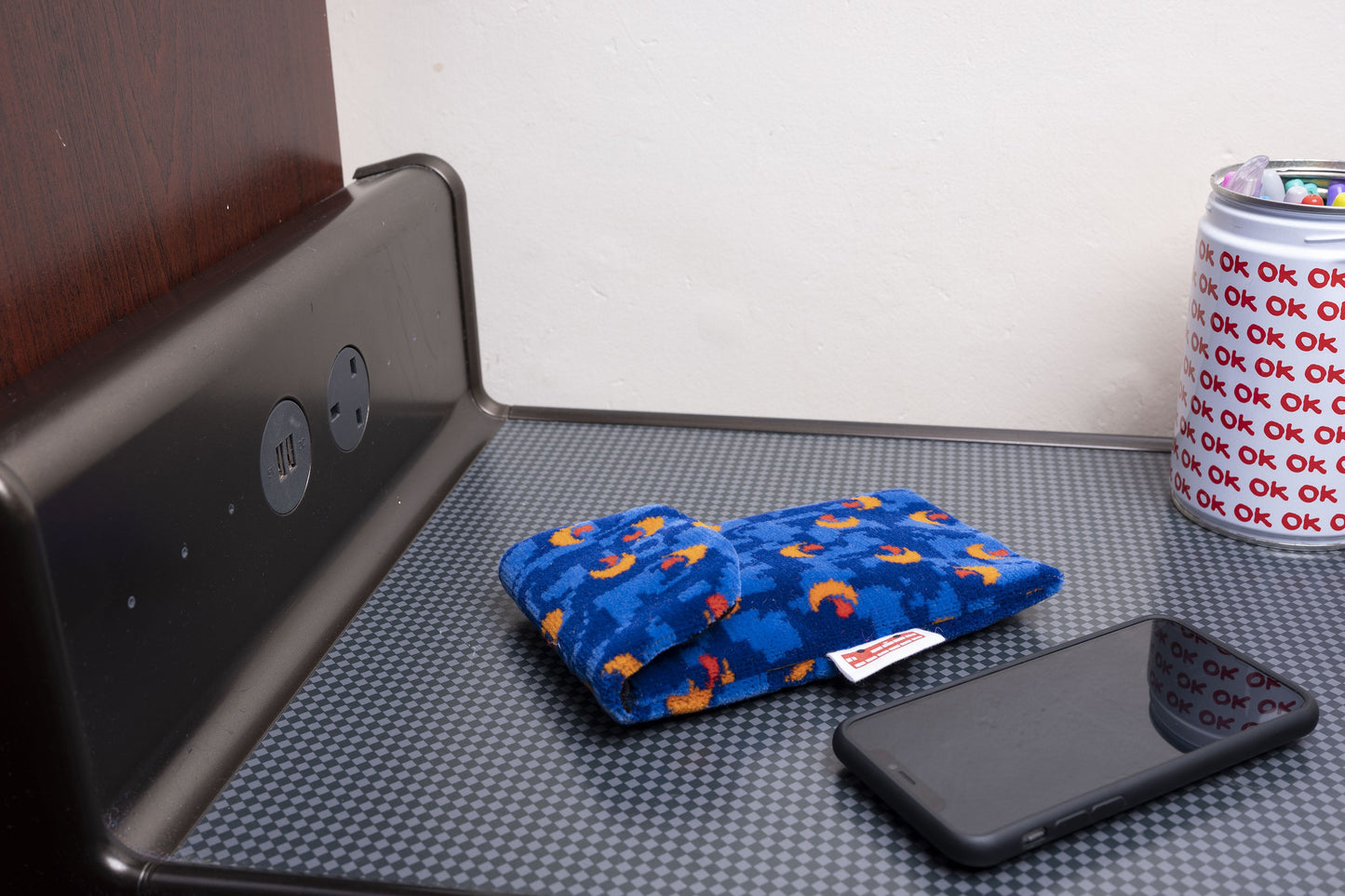 Stagecoach Bus Blue Beachball Moquette Phone/Glasses Case