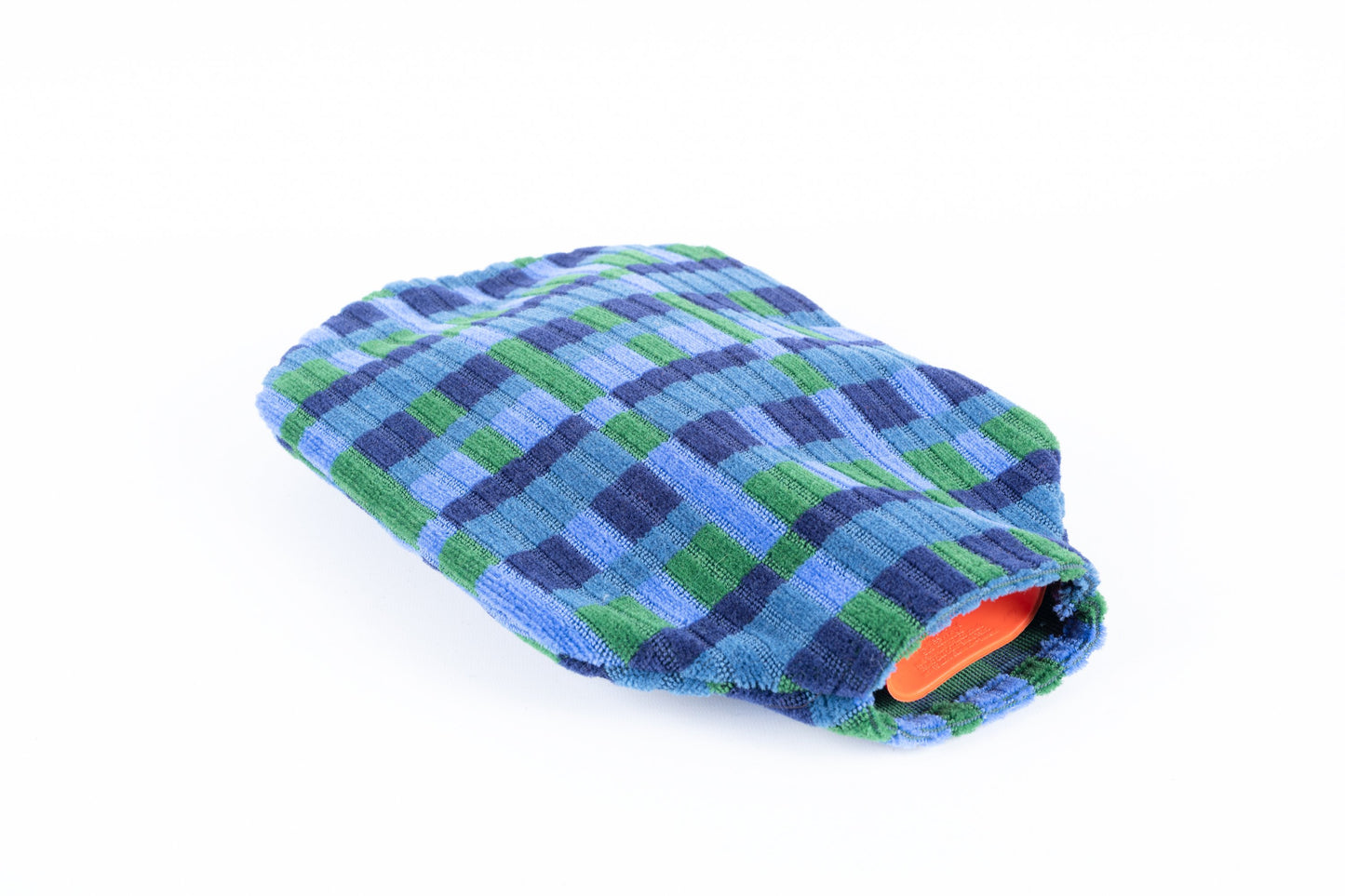 London Underground and London Bus Victoria Line, Blue Straub Moquette Hot Water Bottle Cover