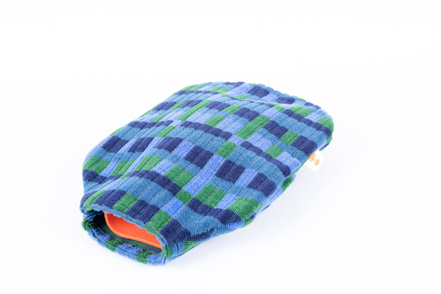 London Underground and London Bus Victoria Line, Blue Straub Moquette Hot Water Bottle Cover