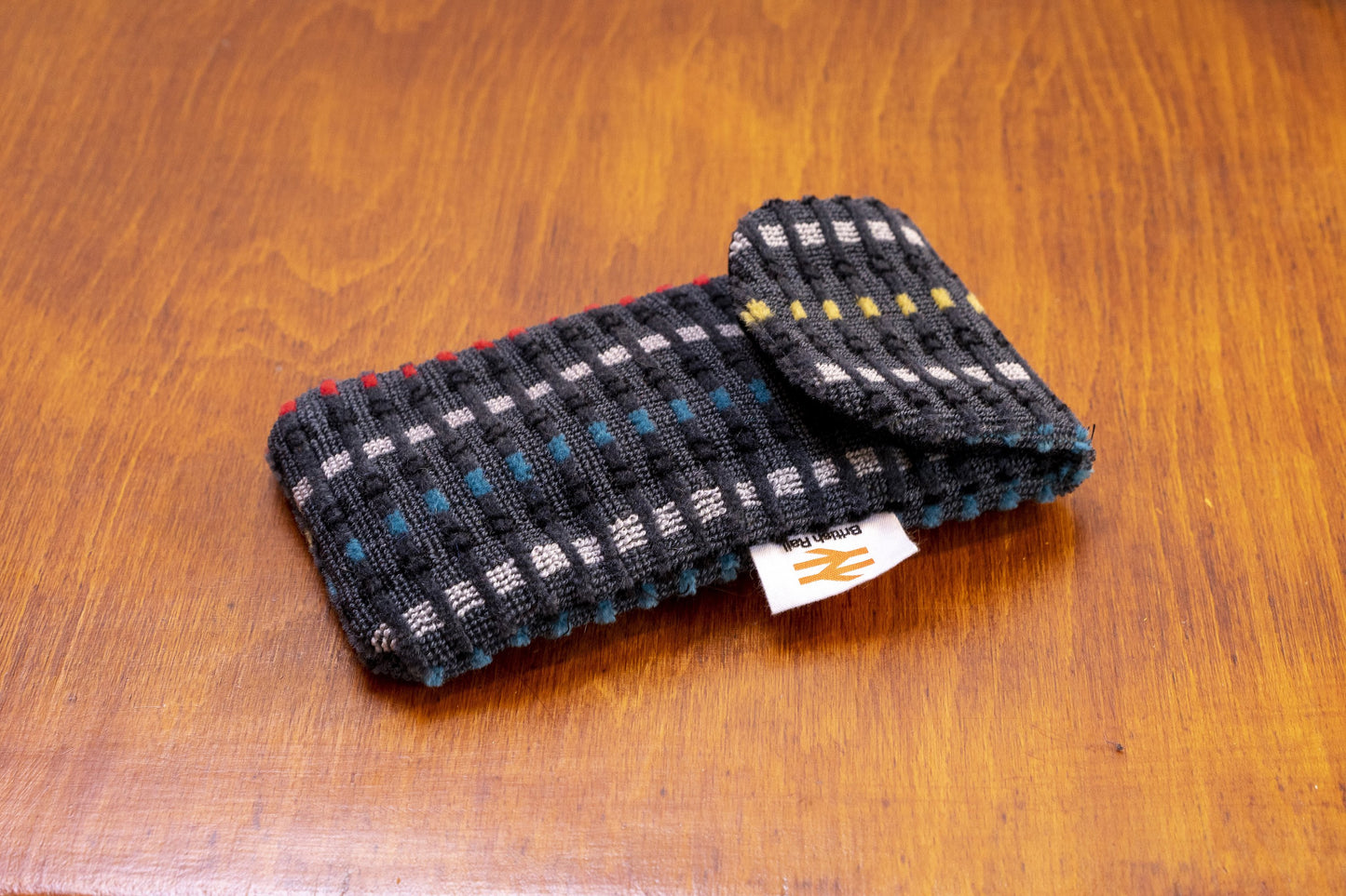 British Rail Trojan Moquette Phone/Glasses Case
