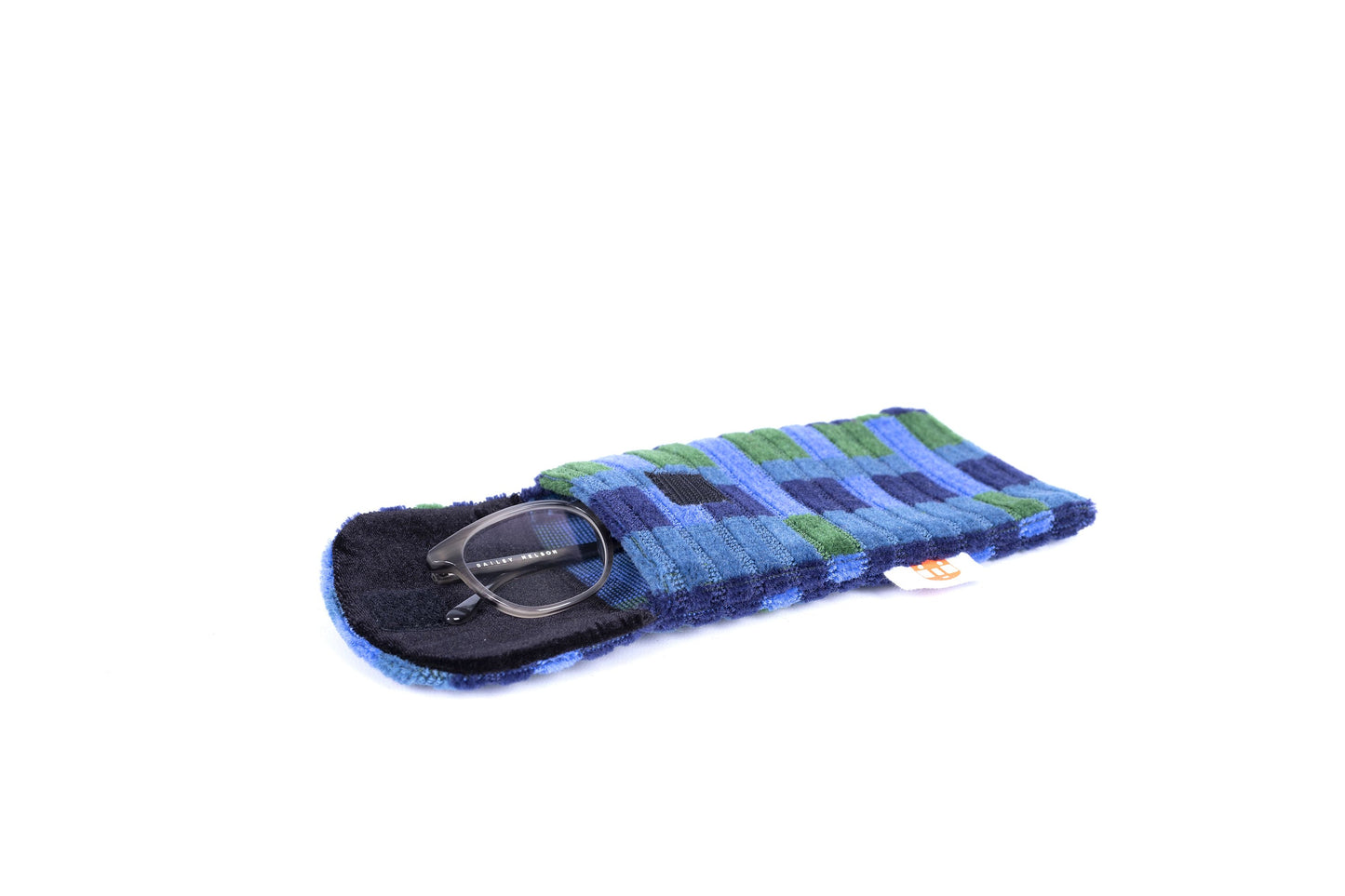 London Underground and Bus Victoria Line, Blue Straub Moquette Phone/Glasses Case