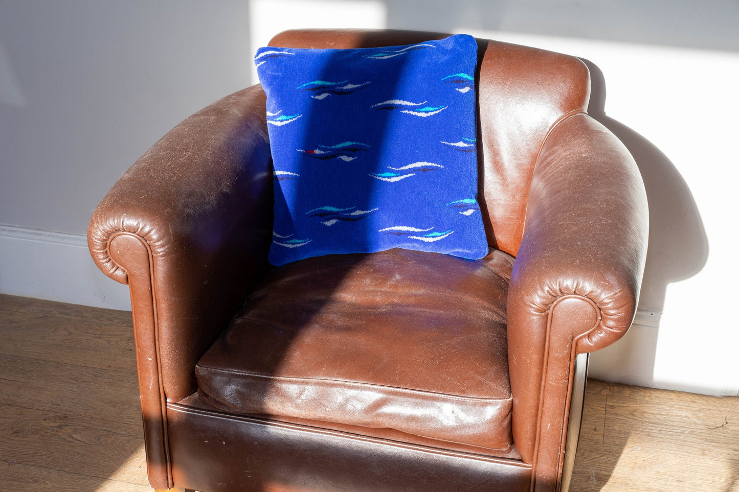 London Transport DLR (Docklands Light Railway) Moquette Cushion
