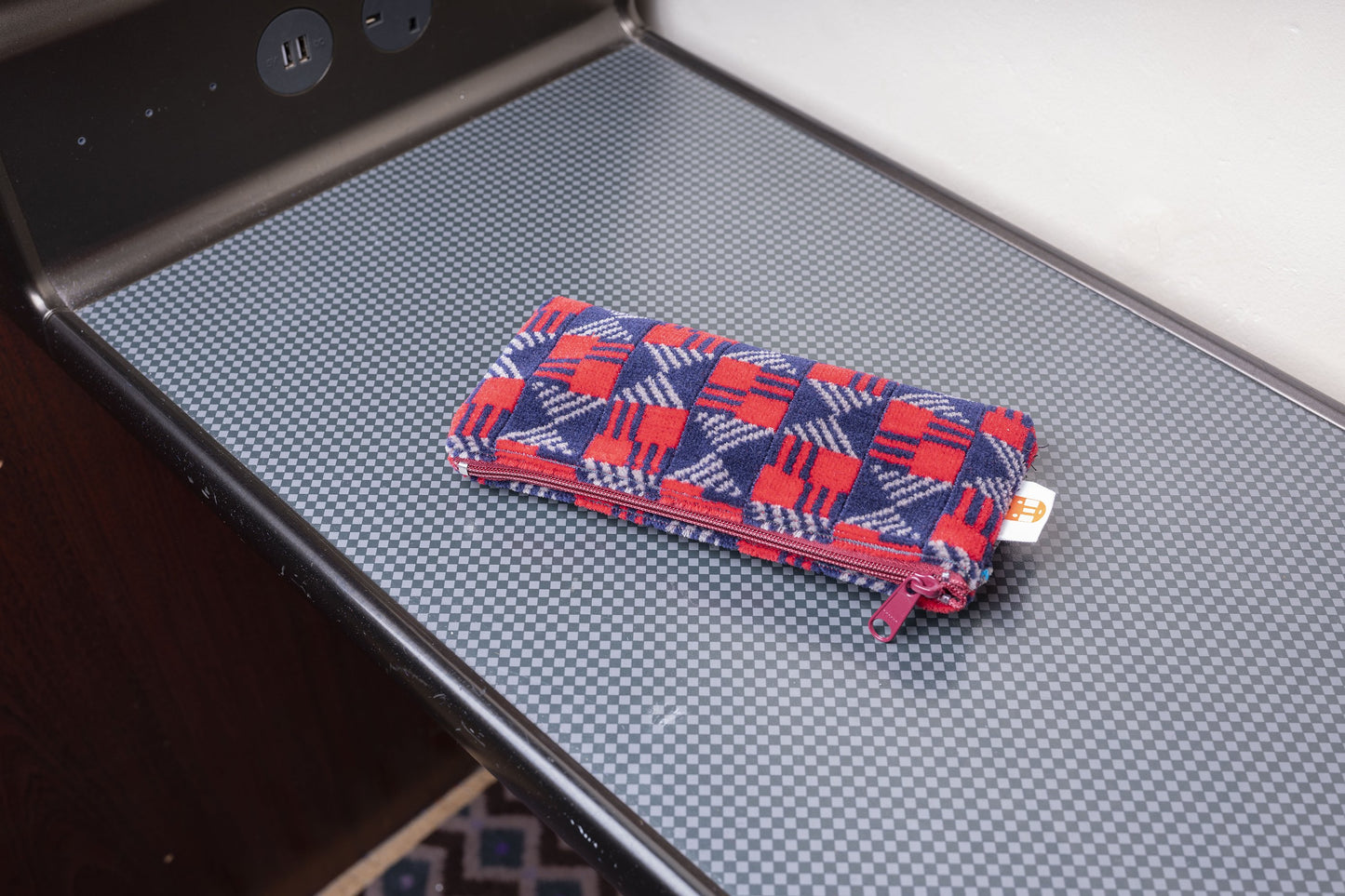 London Underground Central Line 1992 Moquette Pencil Case