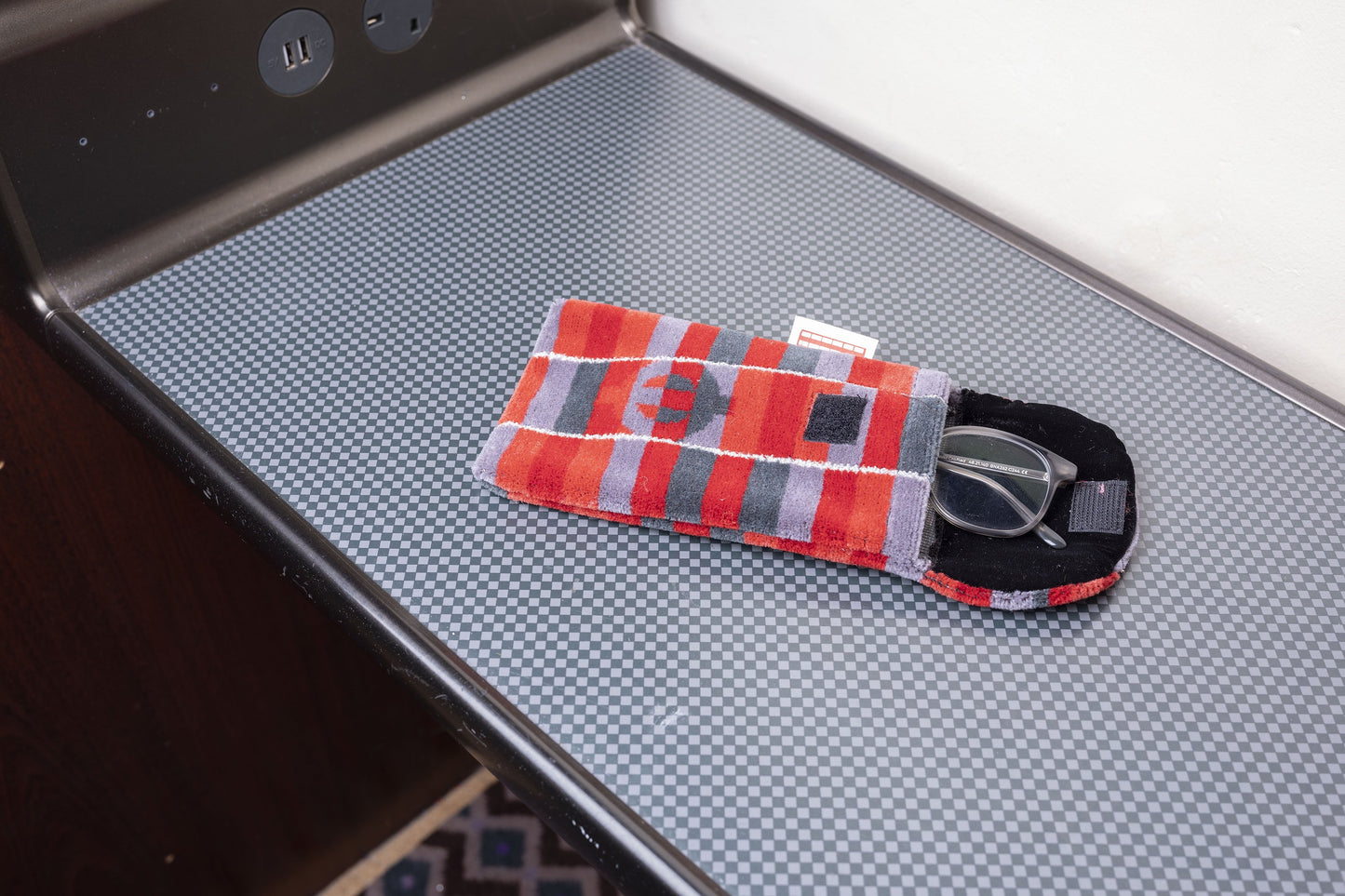 London New Bus 'Enviro 400h City' Moquette Phone/Glasses Case