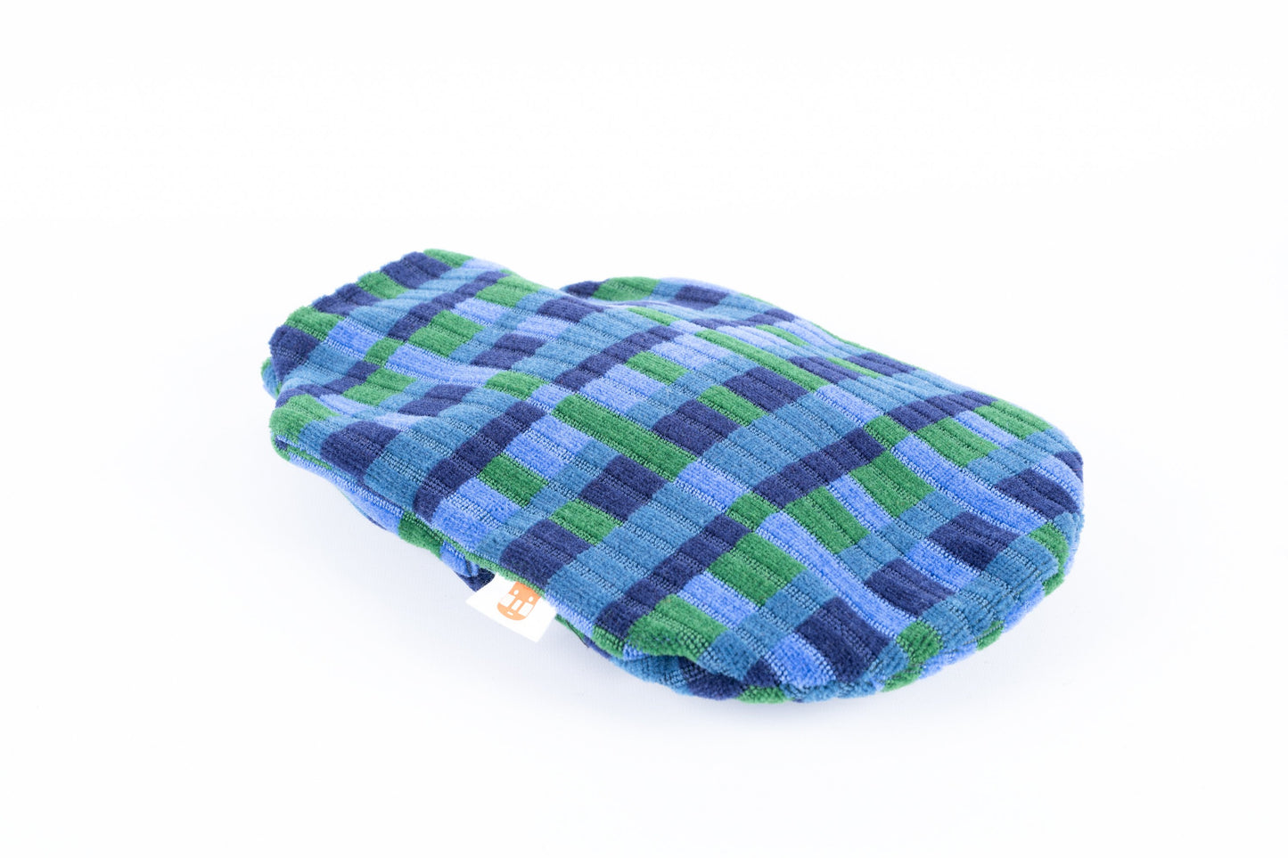 London Underground and London Bus Victoria Line, Blue Straub Moquette Hot Water Bottle Cover
