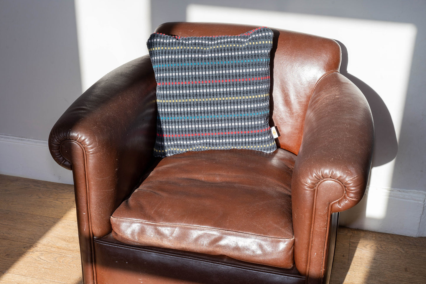 British Rail Trojan Moquette Cushion