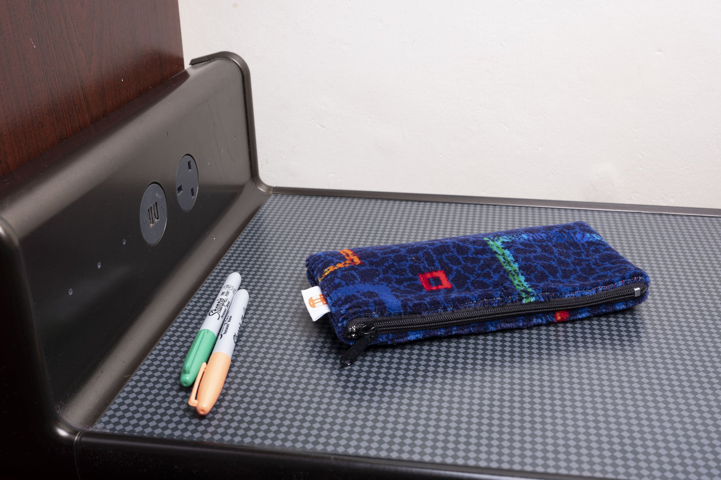 London Underground Piccadilly Line Moquette Pencil Case