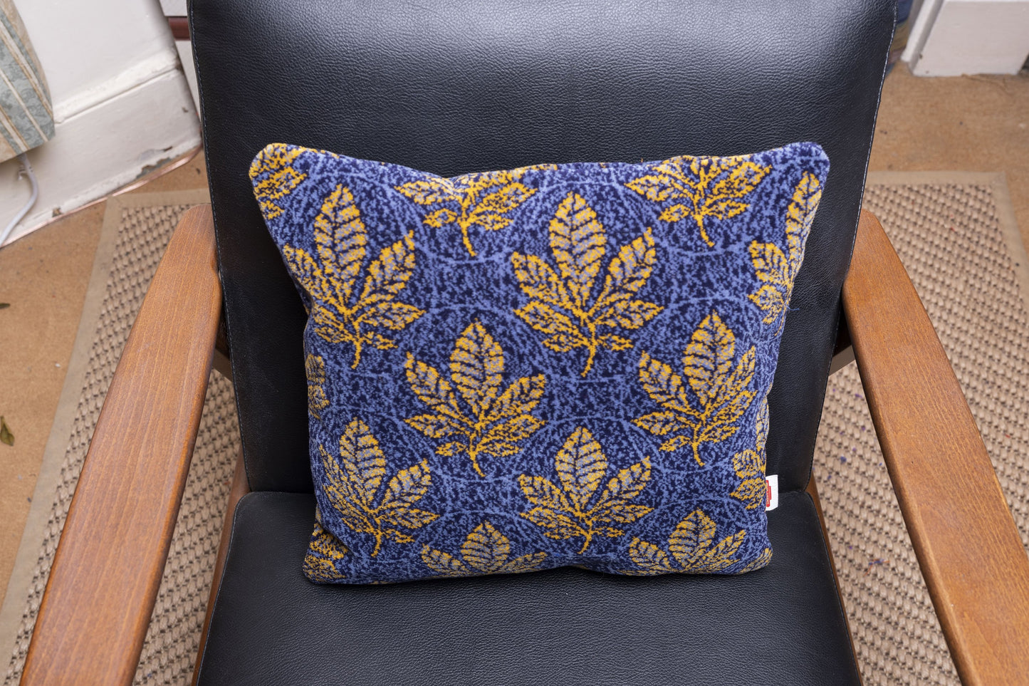 British Rail Festival of Britain Horse Chestnut Moquette Cushion