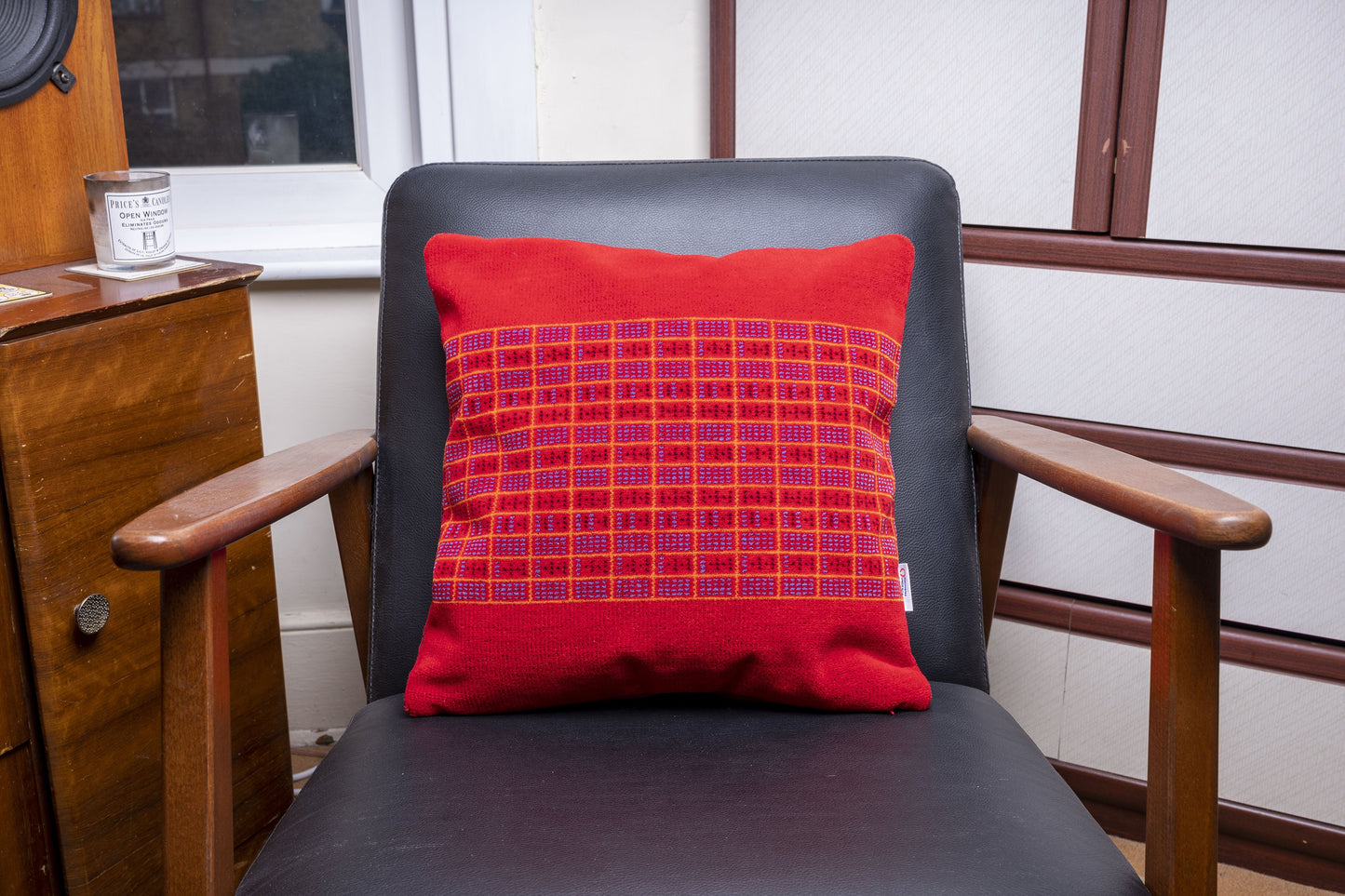 South West Trains 'Timetable' Moquette Cushion