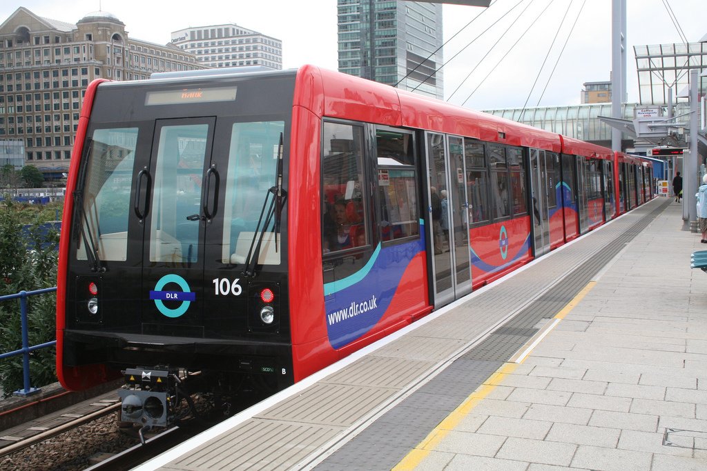 DLR Docklands Light Railway Moquette Cushion