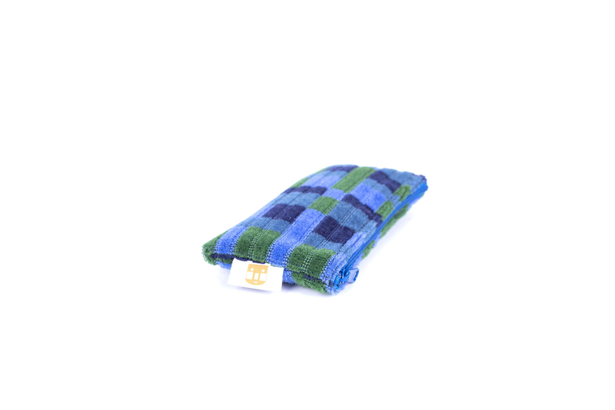 London Underground Victoria, Bakerloo & Northern Lines and London Buses – Blue Straub Moquette Pencil Case