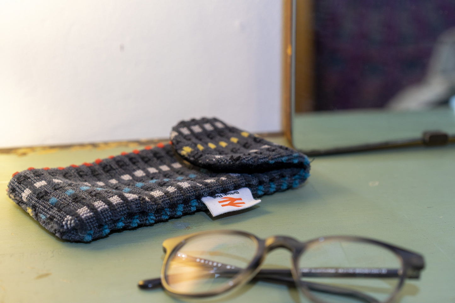 British Rail Trojan Moquette Phone/Glasses Case