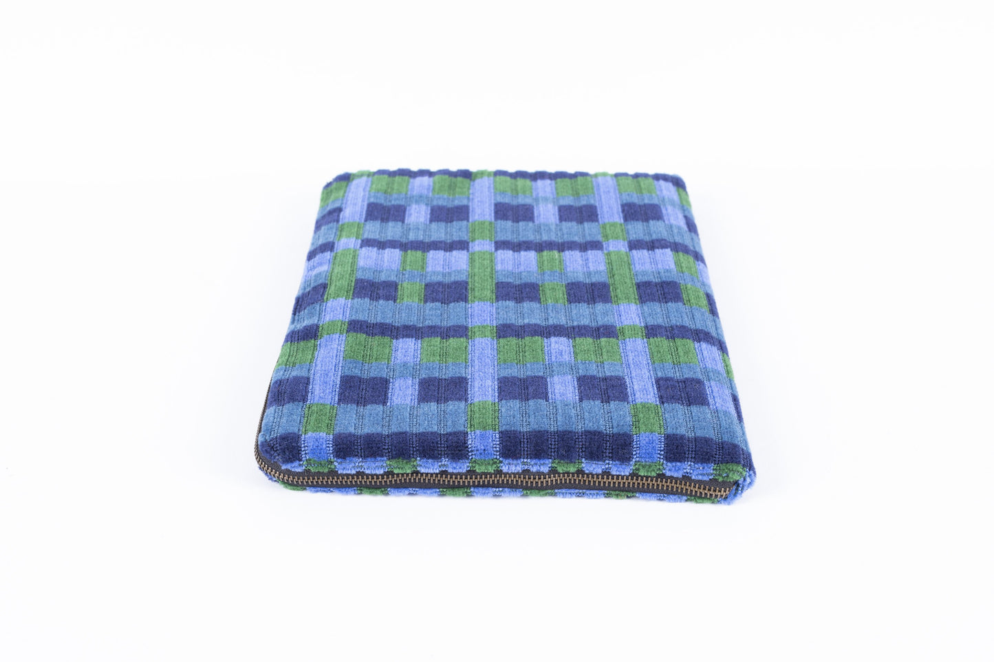 London Underground and London Bus Victoria Line, Blue Straub Moquette Laptop Case