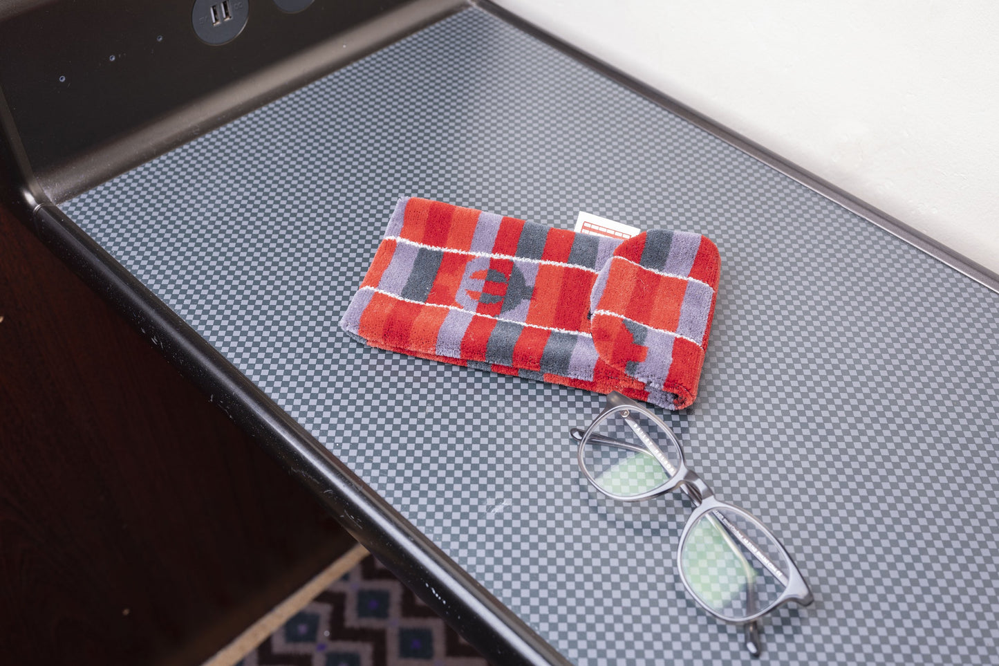 London New Bus 'Enviro 400h City' Moquette Phone/Glasses Case