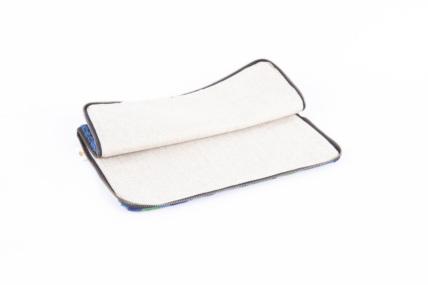 London Underground and London Bus Victoria Line, Blue Straub Moquette Laptop Case