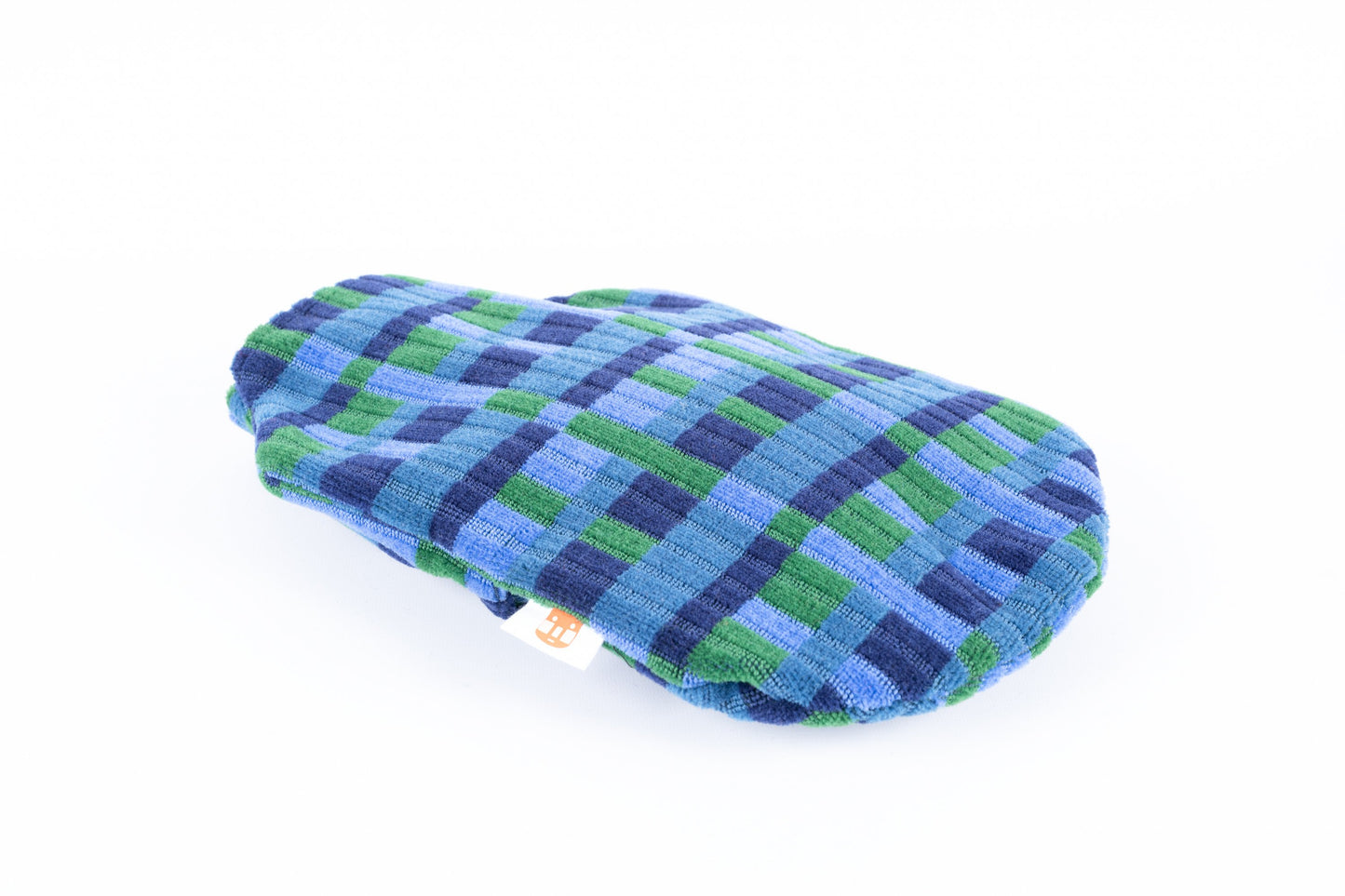 London Underground and London Bus Victoria Line, Blue Straub Moquette Hot Water Bottle Cover