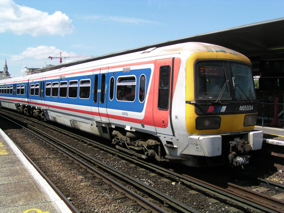 British Rail Network SouthEast Blue Blaze Moquette Cushion
