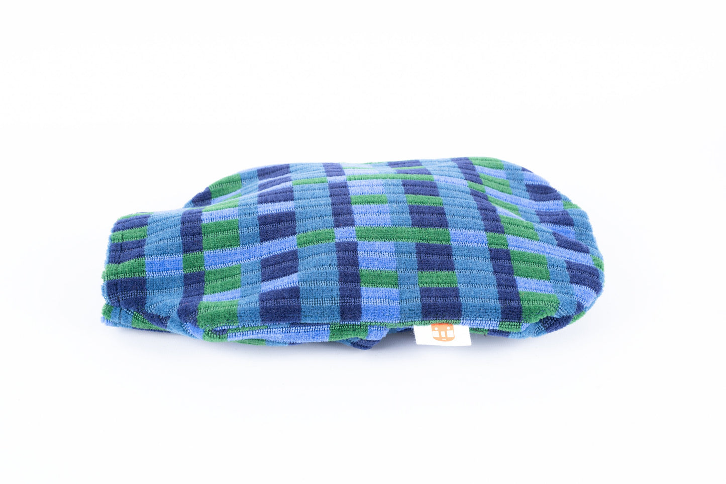 London Underground and London Bus Victoria Line, Blue Straub Moquette Hot Water Bottle Cover